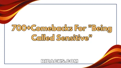 Being Called Sensitive
