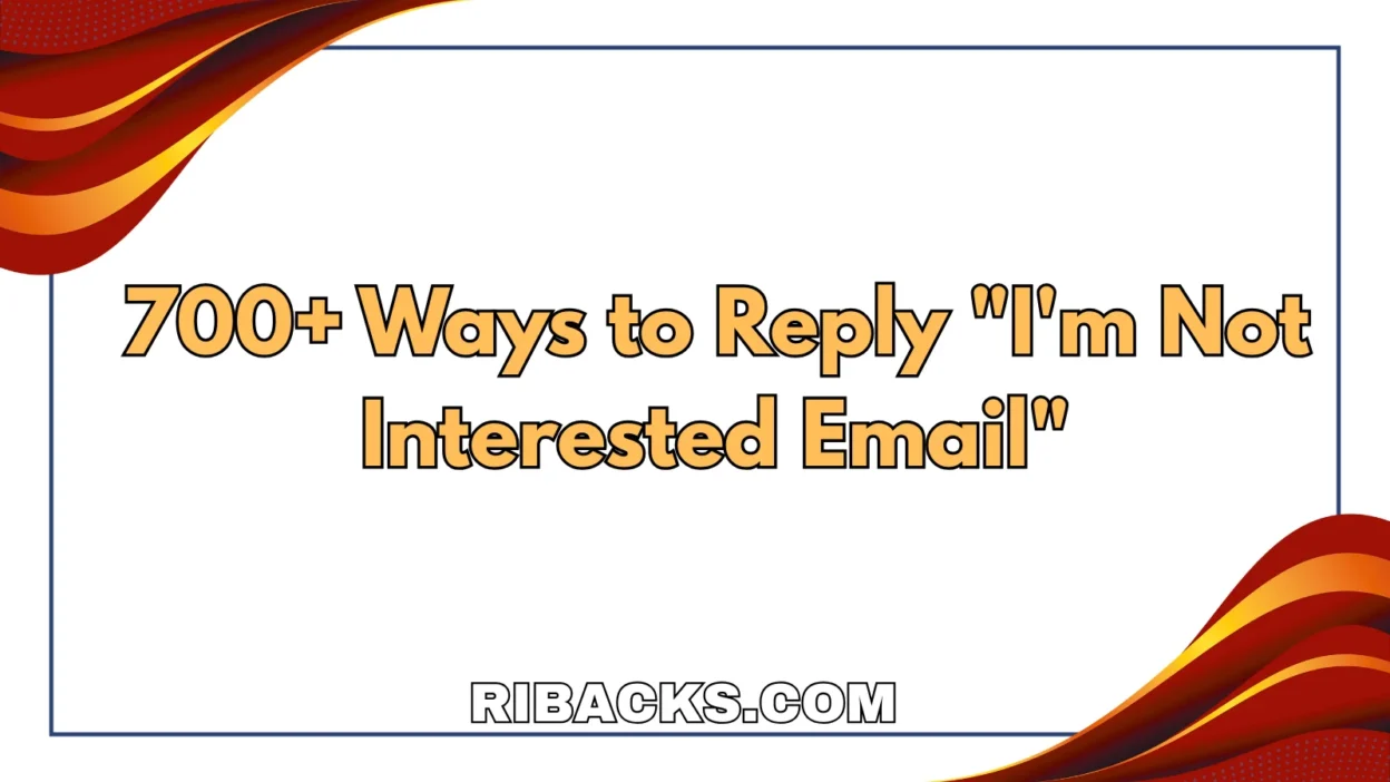 Here are different ways to reply