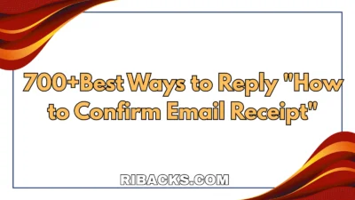 How to Confirm Email Receipt
