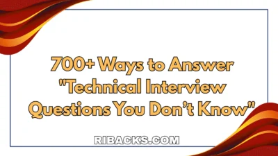 Technical interviews can be tough