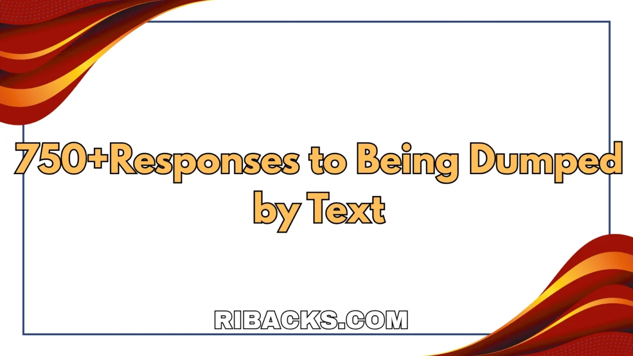 Being Dumped by Text