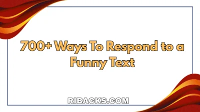 Respond to a Funny Text