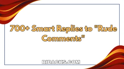 Rude Comments
