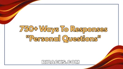 Personal Questions