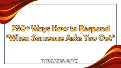 When Someone Asks You Out