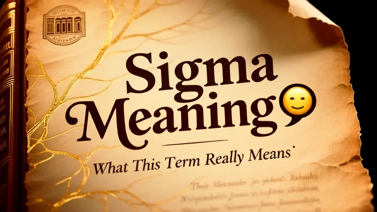 Sigma Meaning