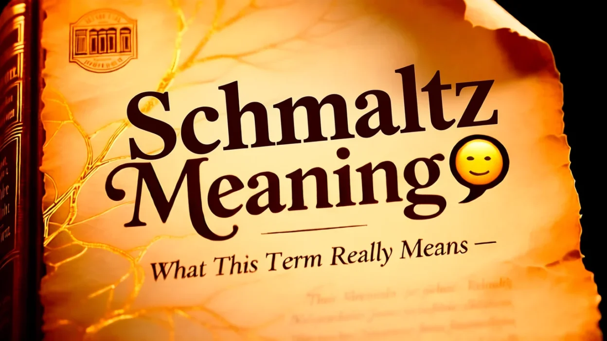 Schmaltz Meaning