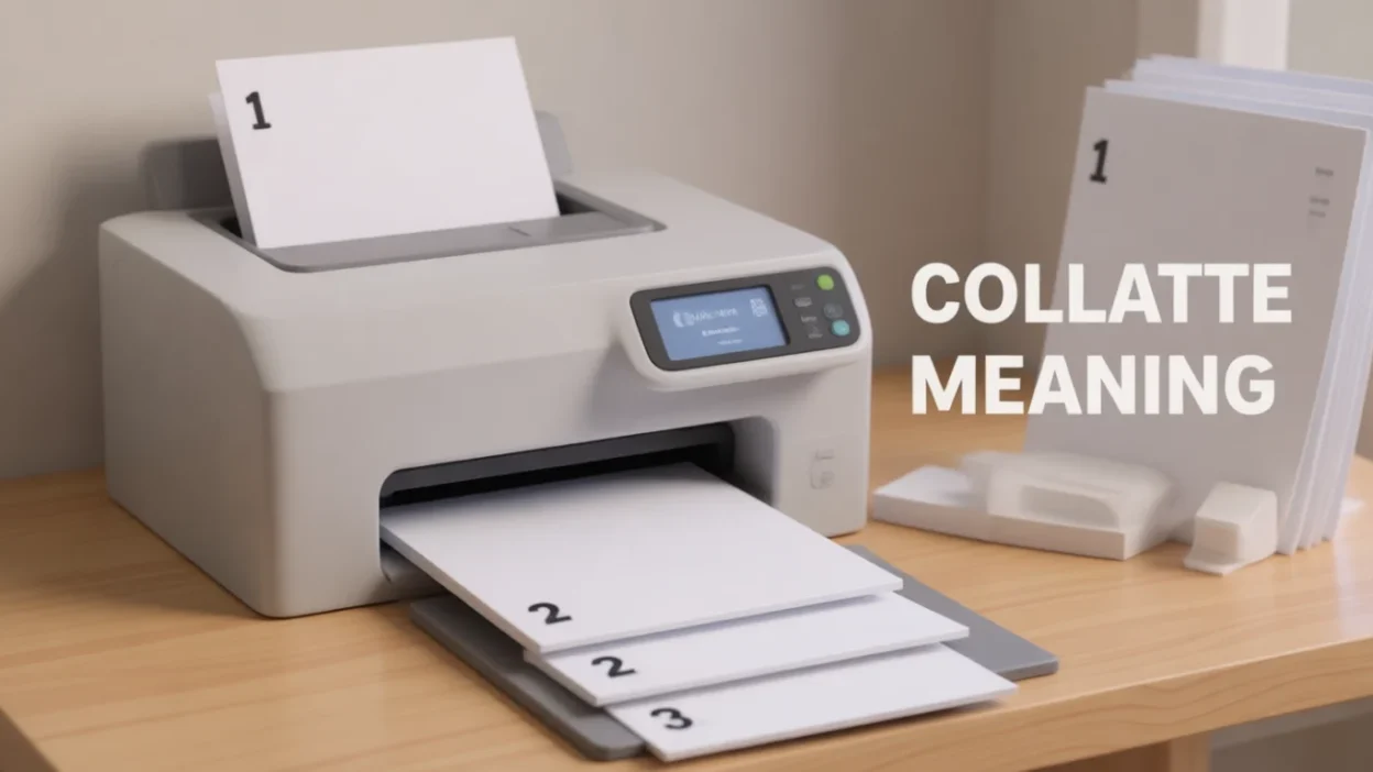What Does Collate Mean When Printing?