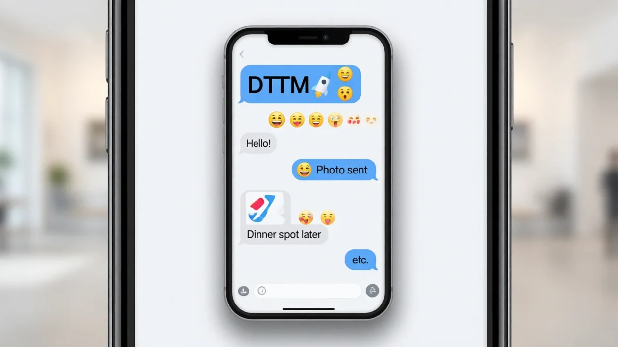 DTTM Meaning in Text