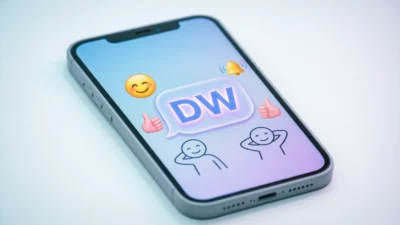 what does dw mean in text