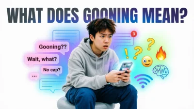 what does gooning mean
