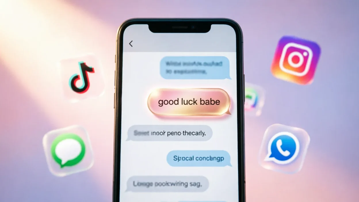 good luck babe meaning