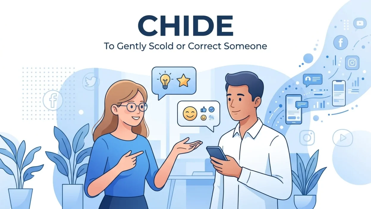 Chide Meaning: