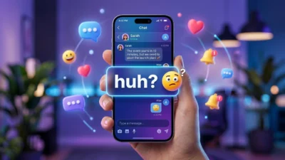 HUH Meaning in Text
