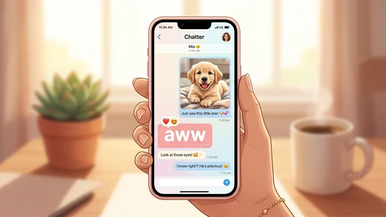 AWW Meaning in Text