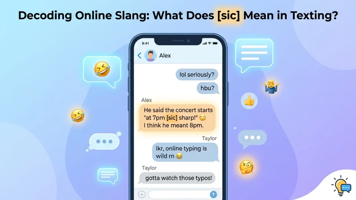 SIC Meaning in Text