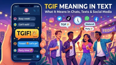 TGIF Meaning in Text