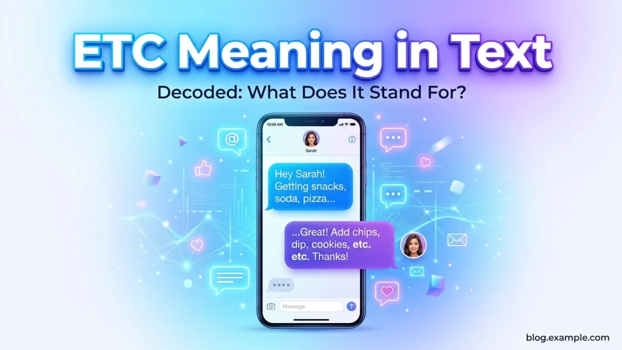 ETC Meaning in Text