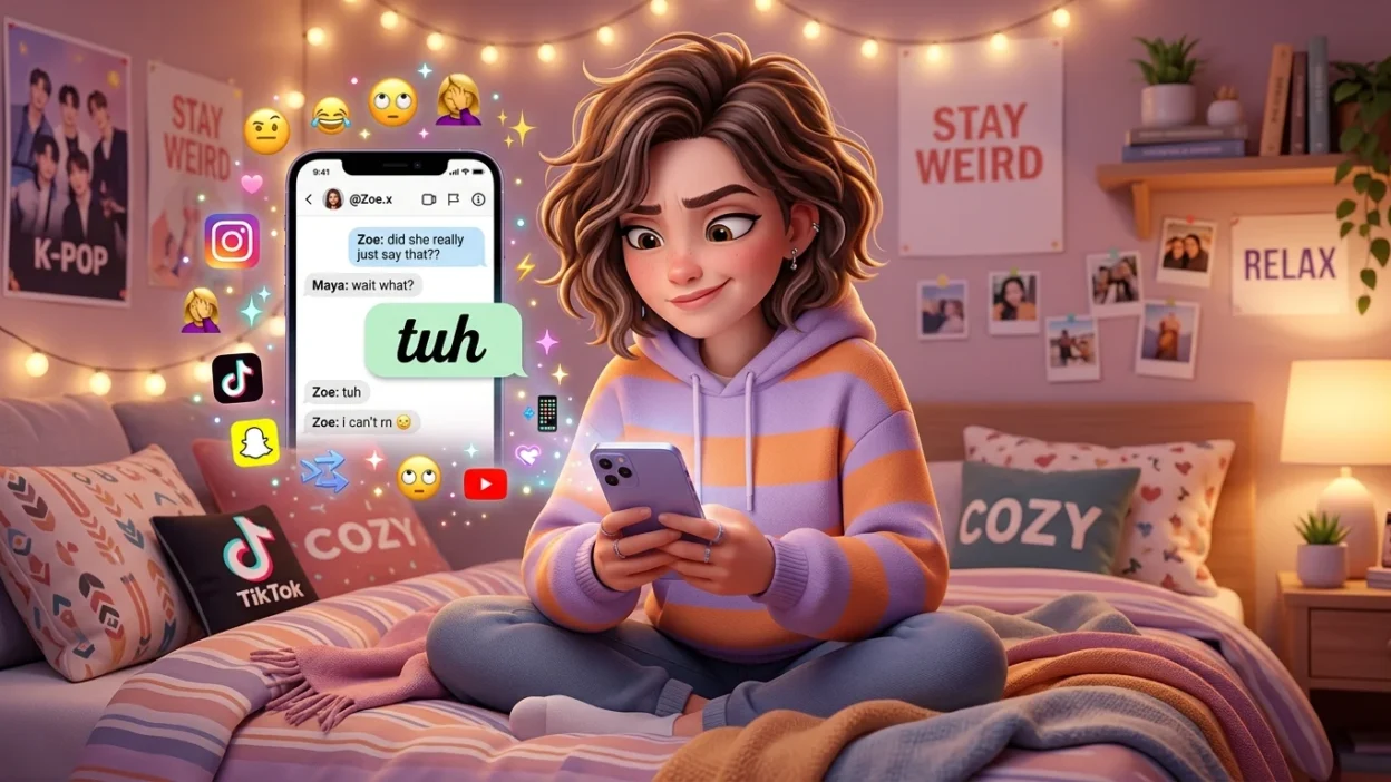 TUH Meaning in Text