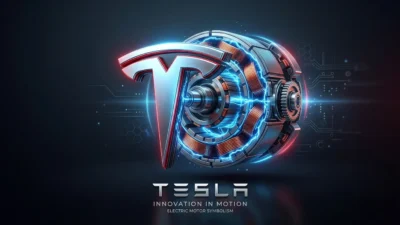 tesla logo meaning