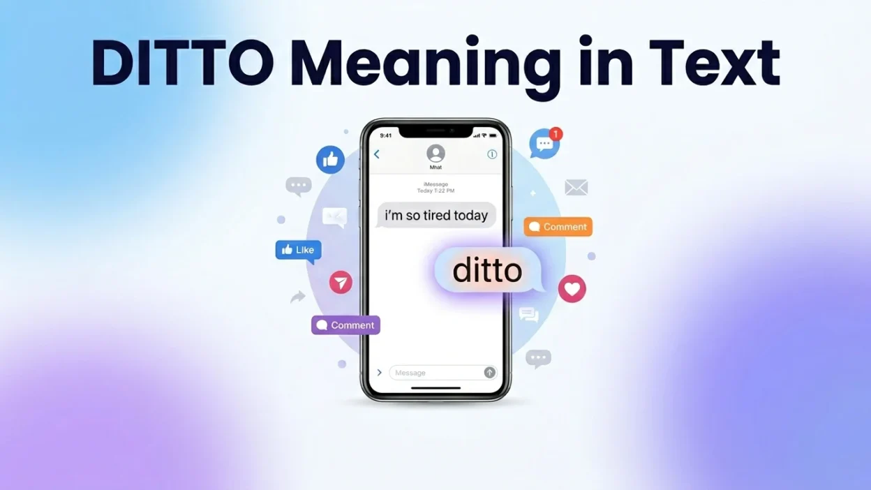 DITTO Meaning in Text